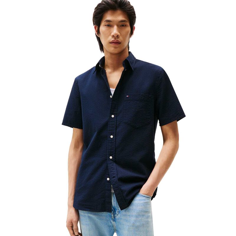 Tommy Hilfiger Regular Fit Seersucker Short Sleeve Shirt image number 0
